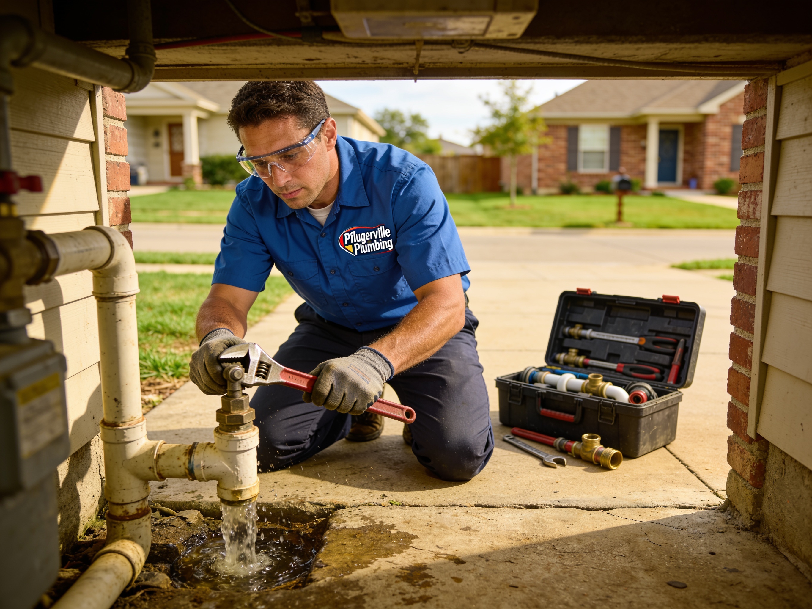 Emergency Plumbing by Plumbing Works Texas  in Pflugerville, TX, TX